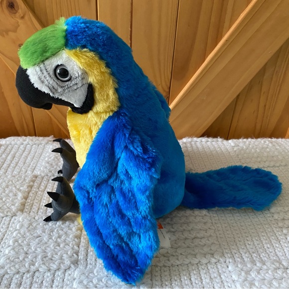 Macaw Parrot Stuffed Animal 12” - Picture 4 of 13